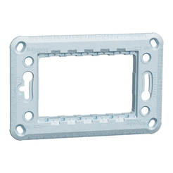 Монтажна рамка тримодулна Unica Zamak италиански стандарт SCHNEIDER ELECTRIC