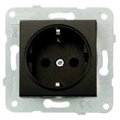 Contact single mechanism 16A black Karre Plus WKTT02022BL PANASONIC