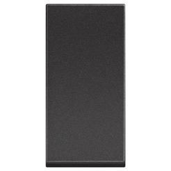 Механизъм ключ стълбищен 10А едномодулен Classia Bticino черен без рамка ИС LEGRAND