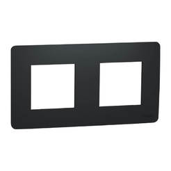 Рамка двойна антрацит Unica Studio SCHNEIDER ELECTRIC
