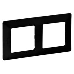 Рамка двойна черна Valena life LEGRAND