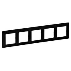 Рама пятисекционная черная Valena life LEGRAND