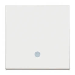 Механизъм с LED лампа 10А едномодулен Classia Bticino бял без рамка LEGRAND