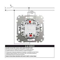 Ключ бойлерен 16А с индикаторна лампа бял Sedna без рамка SCHNEIDER ELECTRIC