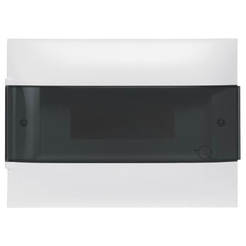 Встраиваемая квартирная панель 12 элементов Practibox S, прозрачная дверь