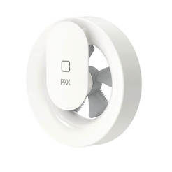Смарт вентилатор за баня ф100-140мм 20dB бял Pax Norte 110м3/ч управление през телефон