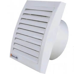 Bathroom fan Ø100 with valve 13W white, MM 105m3/h 29dB sensor and timer MMOTORS