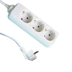 Power strip 3 sockets 3 m x 1.5 mm MAKALON cable