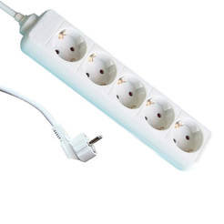 Power strip 5 sockets 3 m x 1.5 mm MAKALON cable