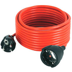 Extension cord 10A 15m red