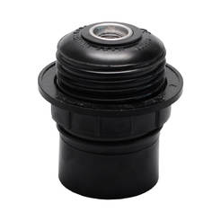 Socket for chandelier m10x1 black bakelite