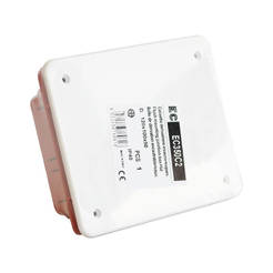 Junction box for concealed installation 120 x 100 x 50 mm