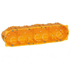 Четырехместный консольный ящик 4x Ø65x40мм для гипсокартона LEGRAND