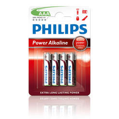 Set of 4 alkaline batteries Powerlife LR03 - 1.5V AAA