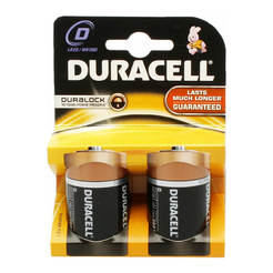 Алкална батерия D MN1300 (LR20) 2бр/блистер DURACELL