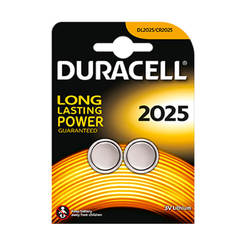 2 pieces of lithium batteries CB MES LM 2025 DURACELL TO 5%+15%