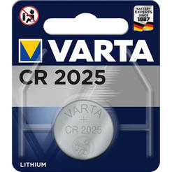 Литиевая батарея VARTA CR 2025