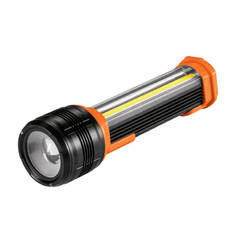 Rechargeable flashlight 480lm 245m Li-Ion USB cable IP2 CREE LED