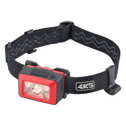 LED headlamp rechargeable 550lm Li-Ion battery, red light, USB-C cable, IP54 WP 550