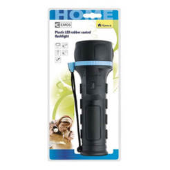 Flashlight 3xLED 20lm 75m + 2xR20, rubberized moisture-resistant EMOS