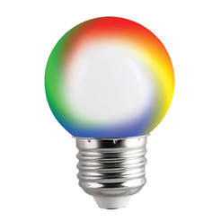Диодна LED лампа COLORS - RGB 0.5W Е27 G45 25000h VIVALUX
