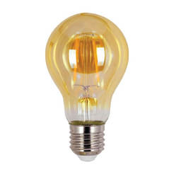 LED lamp 4W E27 2700K filament amber FLICK VINTAGE LED-A60 25000h