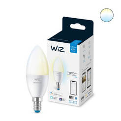 Светодиодная лампа Wiz Wi-Fi - 4.9Вт, C37, E14, 2700-6500K