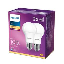 LED Lamp A60 13W 1521lm E27 2700K, set of 2 pieces