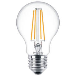 LED лампа А60 7W 850lm E27 4000K (60W) филамент PHILIPS