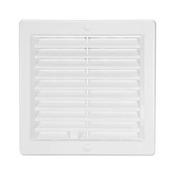 Ventilation grille VM 150 x 150 U white + HACO blind