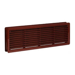 Ventilation grille VM 400 x 130 D brown HACO