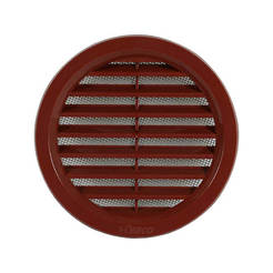 Ventilation grille VM ф110 brown + HACO net