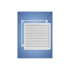Вентилационна решетка VM 300 x 300 бяла + мрежа HACO