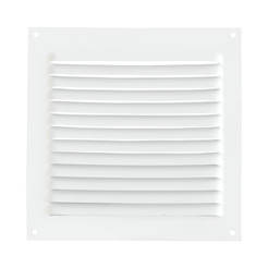 Aluminum ventilation grille White model 3, 150 x 150 mm AMIG