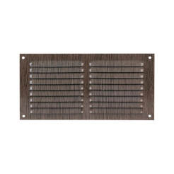 Wenge grille 100 x 200 mm, model 3 AMIG