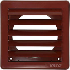 Вентилационна решетка VM 200x200мм G150 кафява HACO