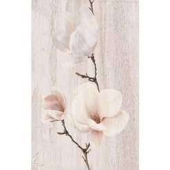 Фаянс Пастел Магнолия декор 25х40см светлосив 5848 KAI