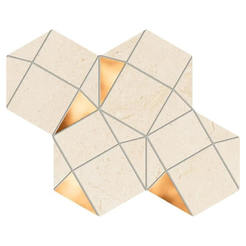 Mosaic Plain Stone 19.6 x 30.2 cm beige mat