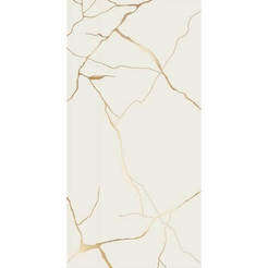 Decor Sophie Oro Kinsugi 29.8 x 59.8 cm white marble