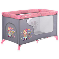 Манеж 1-уровневый складной Moonlight 1008039
