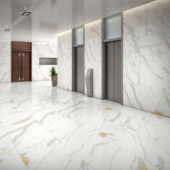Granite tile Statuario golden storm 60 x 120 cm gloss (1.44 sq.m./carton)