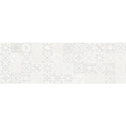 Декор плочка Алая Пачуърк 20 х 60см бял гланц