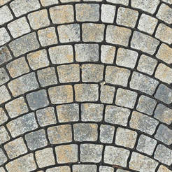 Сегментно паве Arte 8 сив меланж, 4 елемента в комплект