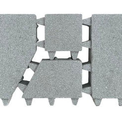 Настилка Eco Puzzle combi сив SEMMELROCK