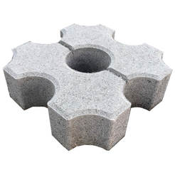 Паркинг елемент с фаска 27х27х8см Еко сив ГЕОТОН