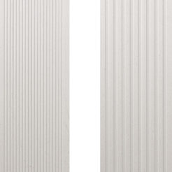 Террасная доска D6 с тиснением, 145x26 мм/4 м, белая, DARVOLEX