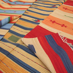 Hand-woven path Larya Jahnu - 60 x 90 cm, cotton