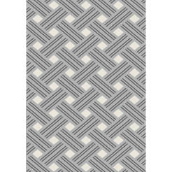 Fika carpet 140 x 190 cm, silver / cream