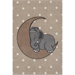 Carpet Vegas Kids sleeping elephant beige 120 x 170cm half 1.2cm polypropylene