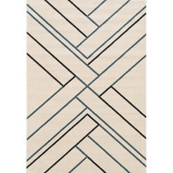 Carpet Picasso stripes cream 120 x 170cm 100% polypropylene half 7mm